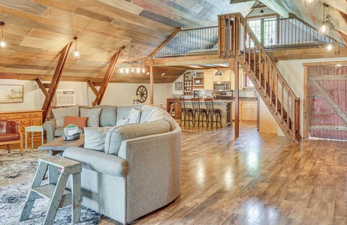 Stevens County House | Unique, Renovated Barn Vacation Rental in Donnelly