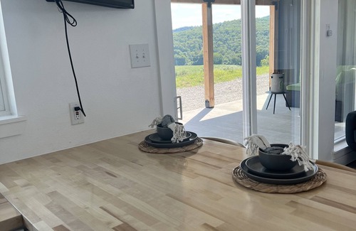 Eureka Springs House | Unique Shipping Container Home with River View near Eureka Springs