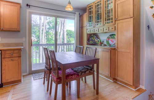 Milford House | Unique river front home in the village. Walk to downtown.