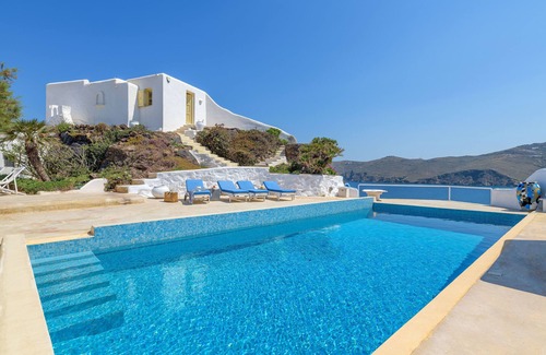 Ftelia Villa | Unique Villa in Mykonos with Direct Beach Access