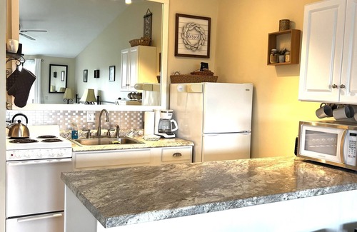 North Truro Condo | Unit #22 - 2nd Floor Deluxe Efficiency, Private Deck with distant Bay Views