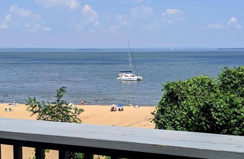 Betterton Condo | Unobstructed view of the Chesapeake Bay, w/a beach!