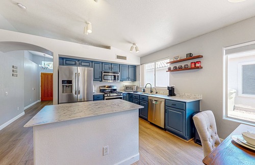 Arrowhead Ranch House | Updated home with private pool, enclosed yard, covered patio, grill, & W/D