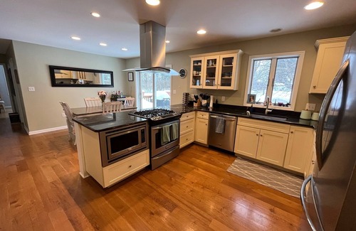 Saratoga Springs House | Updated Private Home with Deck and Fire Pit by the Track