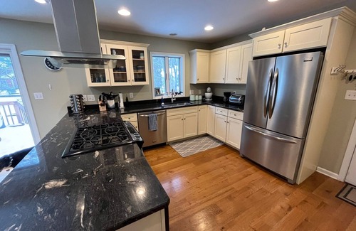 Saratoga Springs House | Updated Private Home with Deck and Fire Pit by the Track