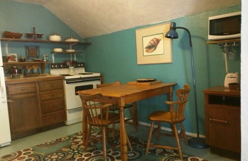Suttons Bay Apartment | Upper Level Loft in Downtown Suttons Bay Across the Street From Beach and Marina
