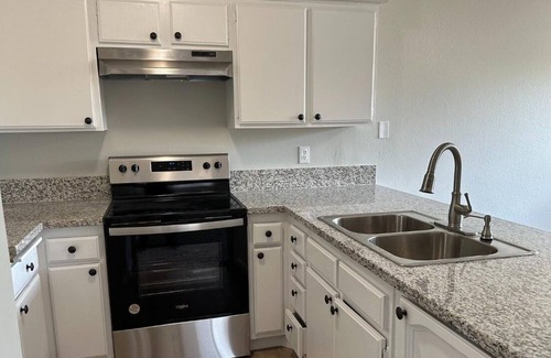 Roosevelt House | Upper level unit with one bedroom and one bathroom and fresh interior paint