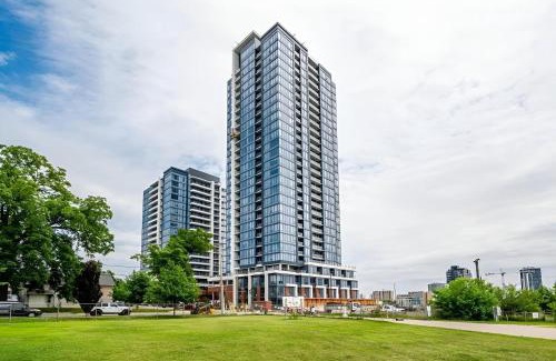 Kitchener Apartment | Upscale 1BR Condo with King Bed and Amazing Cityscape Views