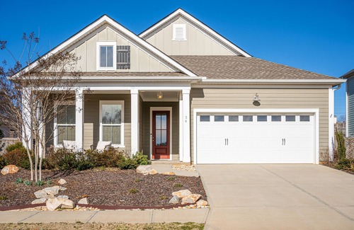 Greer House | Upscale Art-Filled Home By Lake Robinson