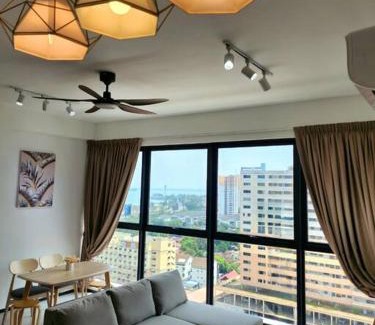 George Town Apartment | Urban Muji Retreat Suites #3BR #2carparks