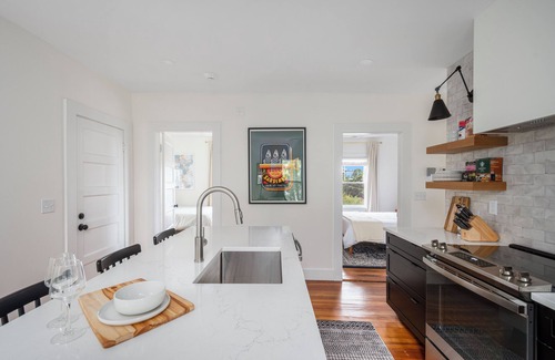 Fox Point Apartment | Urban Retreat: Bright, Stylish Top-Floor Apartment Near Universities & Dining