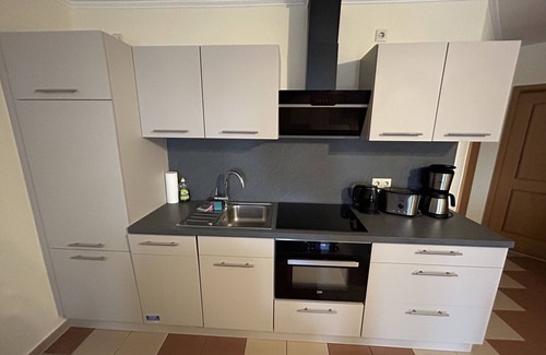 Friedrichswalde Apartment | Vacation apartment "Zur Biberburg" ground floor-Biber, 68sqm, 2 bedrooms, terrace, max 5 persons