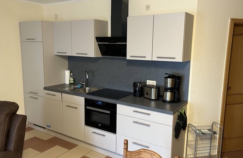 Friedrichswalde Apartment | Vacation apartment "Zur Biberburg" ground floor-Biber, 68sqm, 2 bedrooms, terrace, max 5 persons
