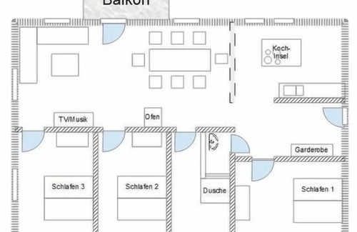 Dipperz Apartment | Vacation apartment/apartment for 6 guests with 120m² in Dipperz (269204)