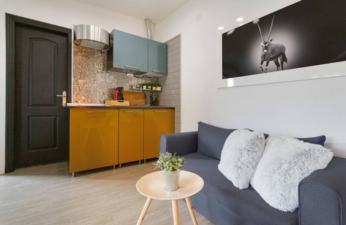 San Cristobal de La Laguna Apartment | Vacation Apartment 'Estudio Universidad En La Laguna' with Terrace, Shared Garden and Wi-Fi