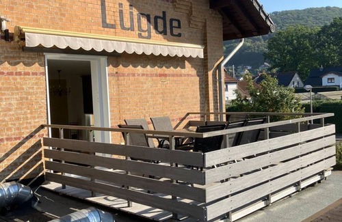 Luegde Apartment | Vacation apartment in the "Lügde train station" - apartment/apartment, shower and bath, WC, 3