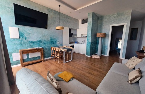 El Cotillo Apartment | Vacation Apartment 'Maar Suites Cotillo 2 - Seafront' with Sea View, Private Terrace and Wi-Fi