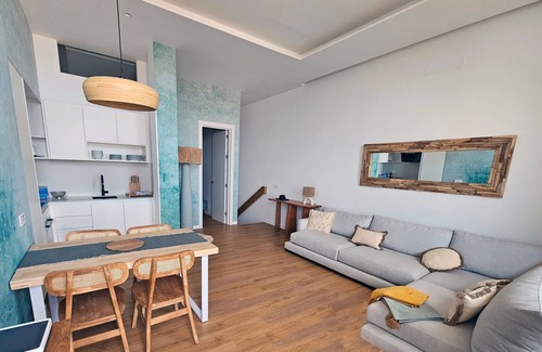 El Cotillo Apartment | Vacation Apartment 'Maar Suites Cotillo 2 - Seafront' with Sea View, Private Terrace and Wi-Fi