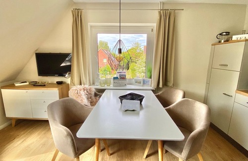 Langeoog Apartment | Vacation apartment "Marlon" in the vacation home Wilken's Hus for 2-4 persons on the outskirts of the village.