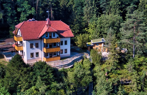 Bastei Apartment | Vacation apartment with balcony - unique view of the rocky world of Rathen