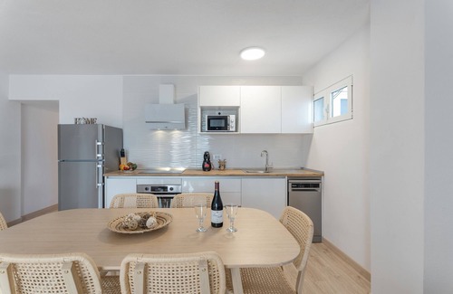 Tabaiba Apartment | Vacation 'La Bahia' with breathtaking mountain and sea views from the terrace
