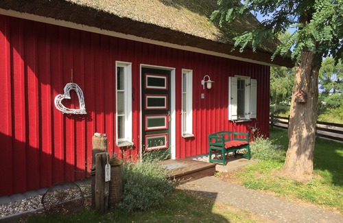 Wieck auf dem Darss House | Vacation home "Dreamcatcher" with a view over wide pastures and salt grass meadows