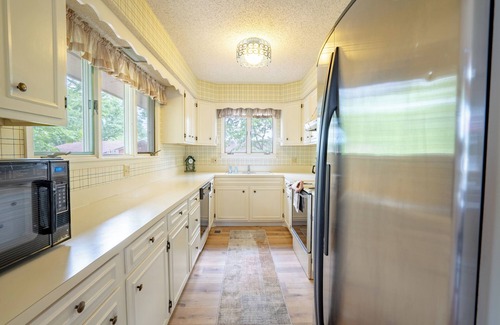 Lake of the Ozarks House | Vacation Home right outside your door, close to boat rentals, dock with lily pad.