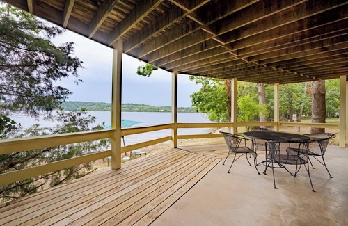 Lake of the Ozarks House | Vacation Home right outside your door, close to boat rentals, dock with lily pad.