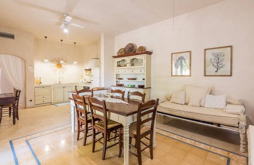 Racale House | Vacation Home “Tia Maria Country Inn - Trilocale 101” with Pool, Terrace & Garden