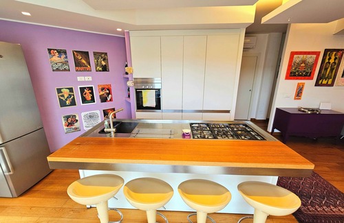 Grottammare Apartment | Vacation House Niki Terrace sea view garden 2.5 km from the beach in the green