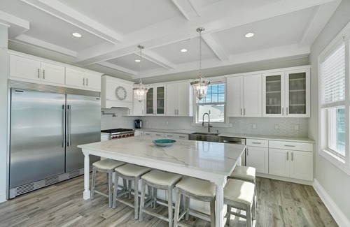 Mantoloking House | Vacation in Style! Brand New 5BR/6BA Waterfront With Pool - Beautiful Sunsets!