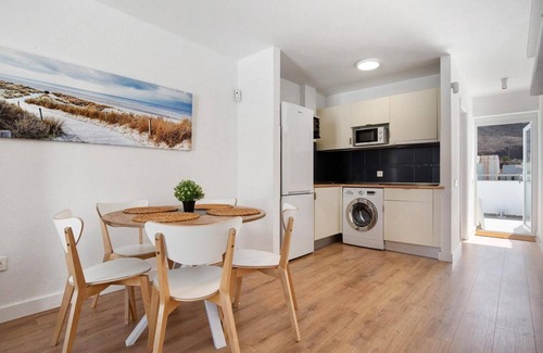 Morro Jable Apartment | Vacation 'Penthouse 3A' with Sea View, Wi-Fi and Air Conditioning