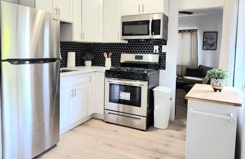 Monrovia House | Vanellie House-Modern cozy home-relaxing backyard