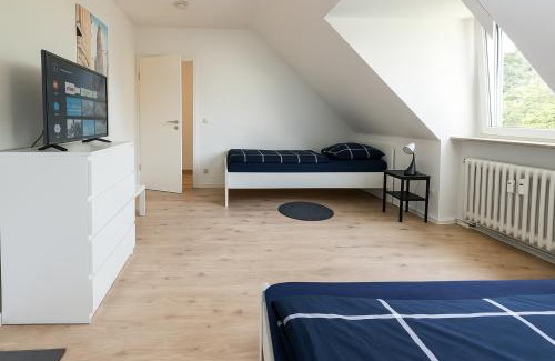 Altenessen Apartment | VAZ Apartments Vogelheim für Monteure und Fachkräfte, TV, WLAN, Küche, Balkon, Terrasse