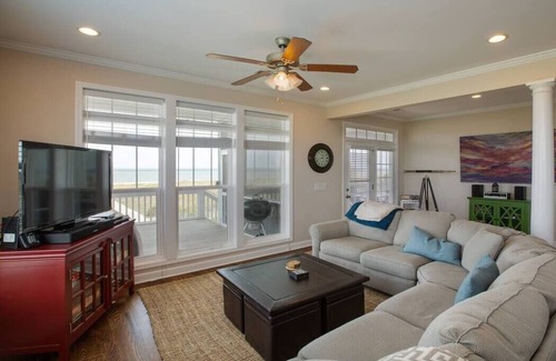 Beachwalk House | Very Rare BEACHFRONT Home w/Pvt Boardwalk to Beach, Golf cart. A dream come TRUE