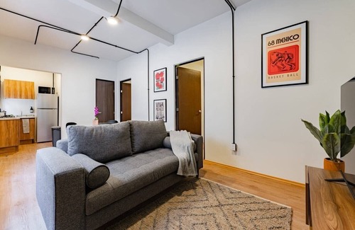 Miguel Hidalgo Apartment | VH | 2 Hab cómodas Nuevo Polanco + wifiandroof | 369