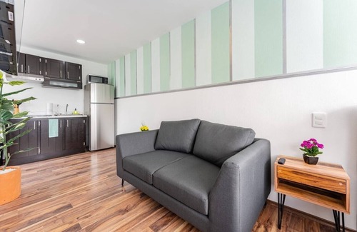 Benito Juarez Apartment | VH | Narvarte Loft + Balcony + Laundry Room | 171