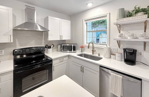 North Raleigh House | Vibrant Villa Green - 2 King Beds Pets Park Nearby