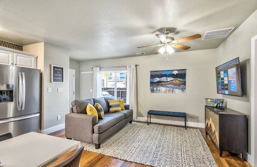 Colorado Springs House | Vibrant Watermelon! Hot Tub & King Bed & BBQ!