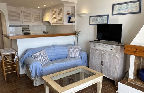 Fornells Apartment | Views. Bathing area in the sea. Pool