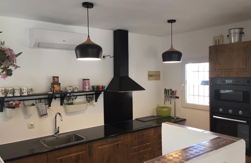 Benalmadena Villa | Villa 'Andalusian Style' with Mountain View, Wi-Fi and Air Conditioning