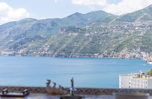 Maiori Villa | Villa Angel, Relaxing Sea Villa Near the Beach, maxi jacuzzi, views and parking