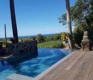 Sainte-Rose Villa | Villa avec piscine et vue sur la mer - Sainte Rose