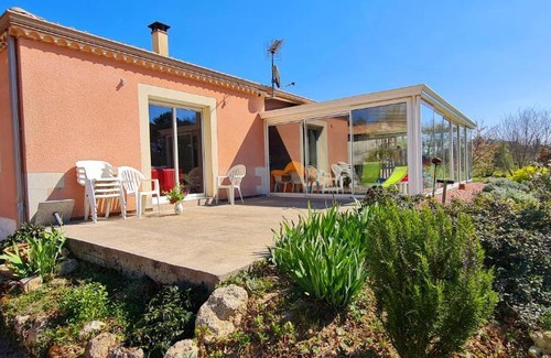 Puynormand Villa | Villa Berman Piscine Intérieure Jardin Cuisine d'été