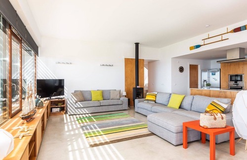 Sant Lluis Villa | Villa 'Binisafua Ses Palmeres' with Sea View, Wi-Fi and Air Conditioning