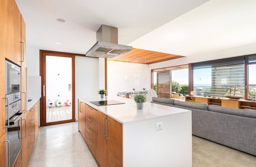 Sant Lluis Villa | Villa 'Binisafua Ses Palmeres' with Sea View, Wi-Fi and Air Conditioning