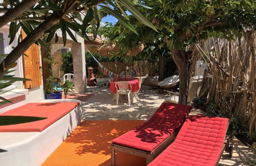 Narbonne-Plage House | Villa Blanca, 9pers., Families, Friends, Sea View, 30m from the beach, Tranquility