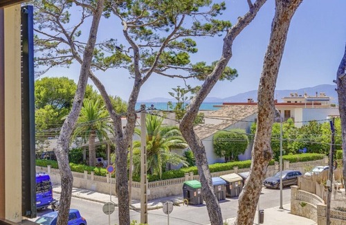 Can Pastilla Villa | Villa "Cala Estancia Mercedes" with sea views, barbecue, saltwater pool and AC