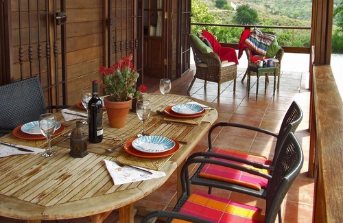 Sedella Villa | Villa Casa de Madera with Pool, Wi-Fi, A/C, Terrace & Garden