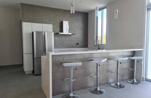 Isla Mujeres House | VILLA CASCADA- Lux private gated villa with elevator, Private Gated Luxury Oceanview Villa with Elev